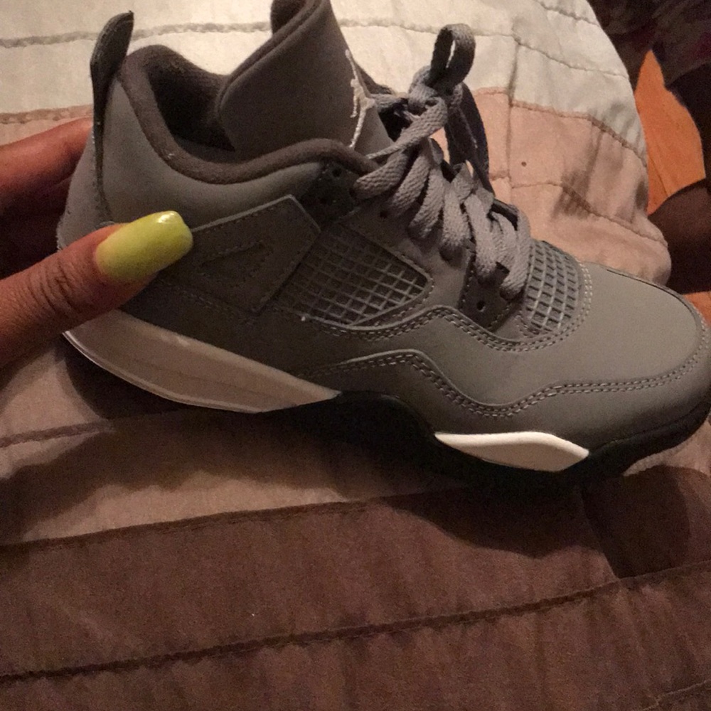 Gray Jordan 4’s